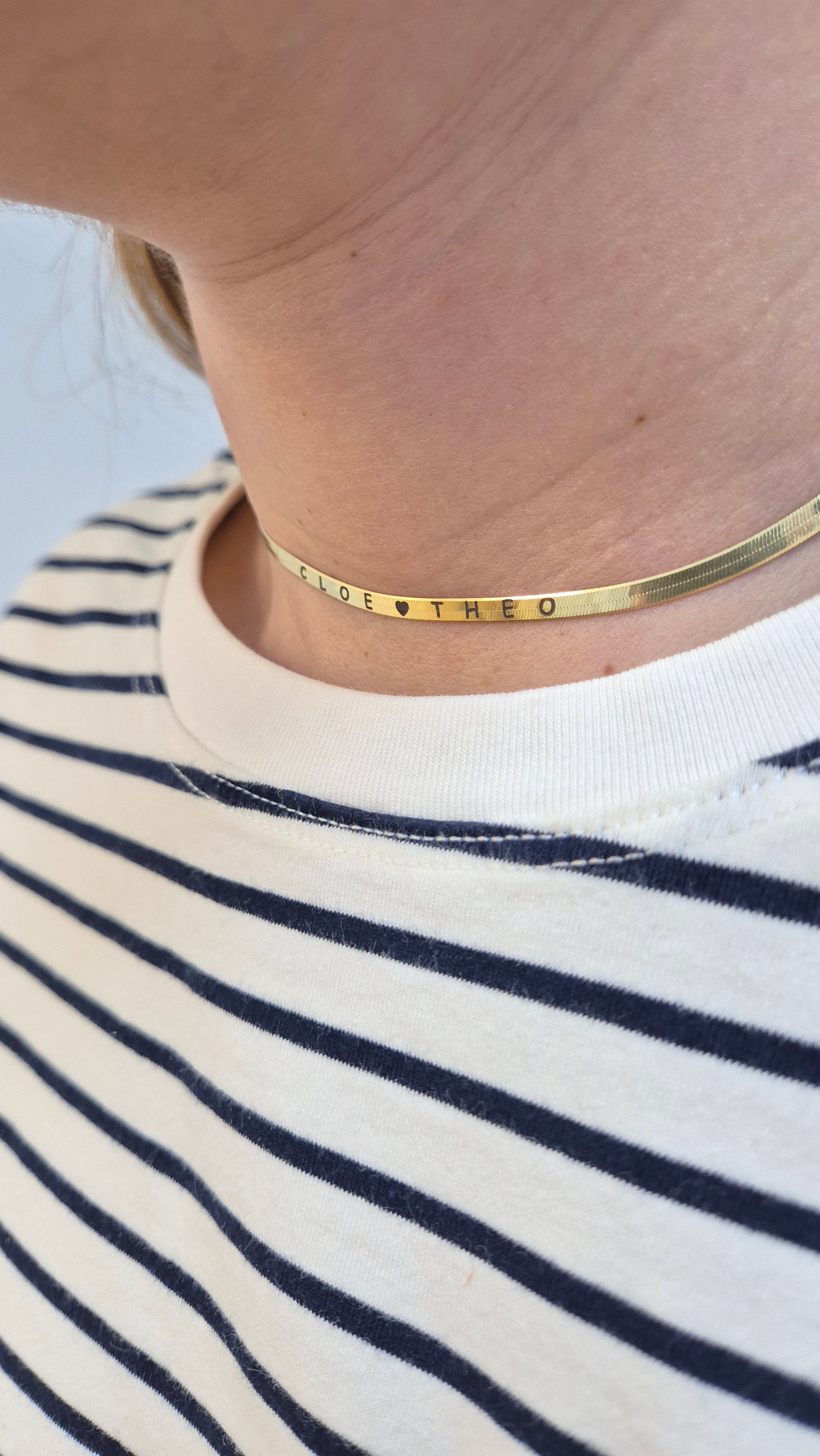 Collana Piattina Snake