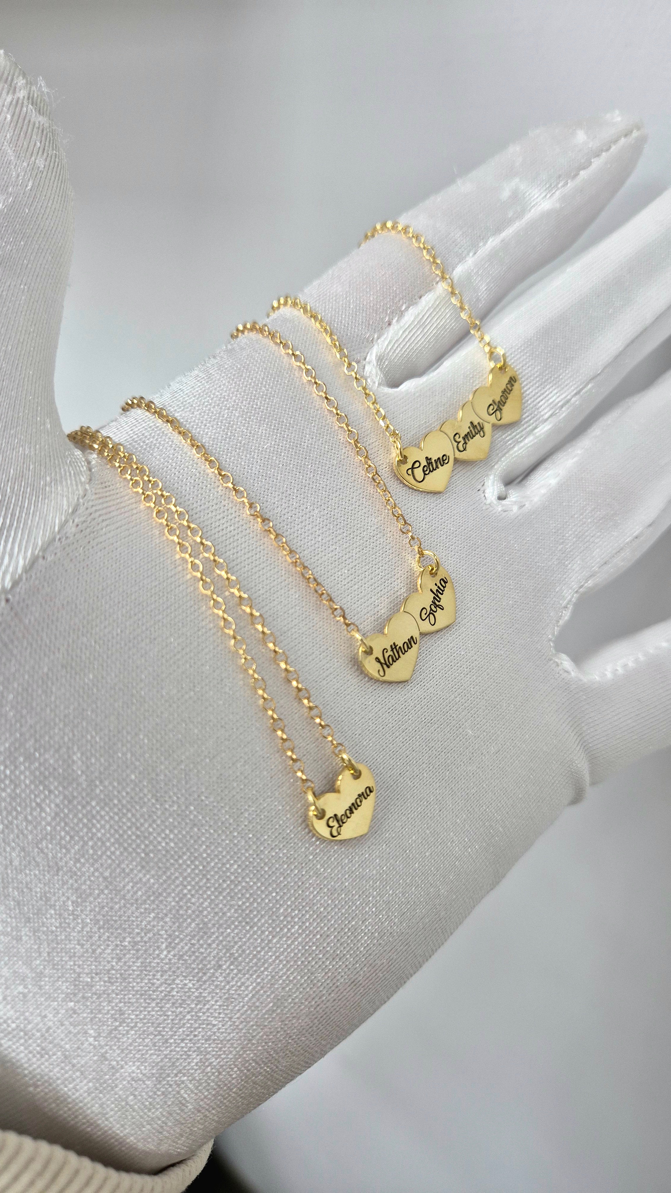 Collana Cuori Incisi