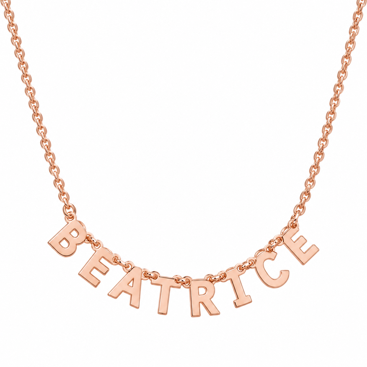 Collana Mini Lettere Nomi Personalizzati