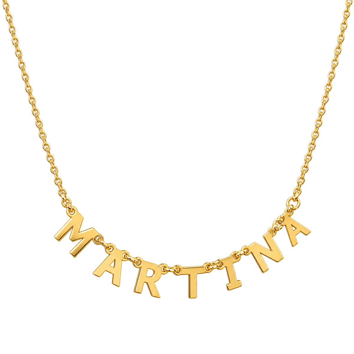 Collana Mini Lettere Nomi Personalizzati