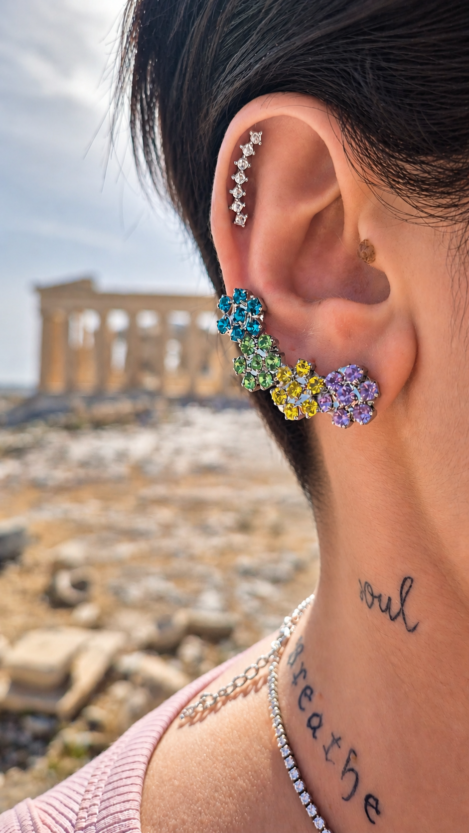 Earcuff Flower Power